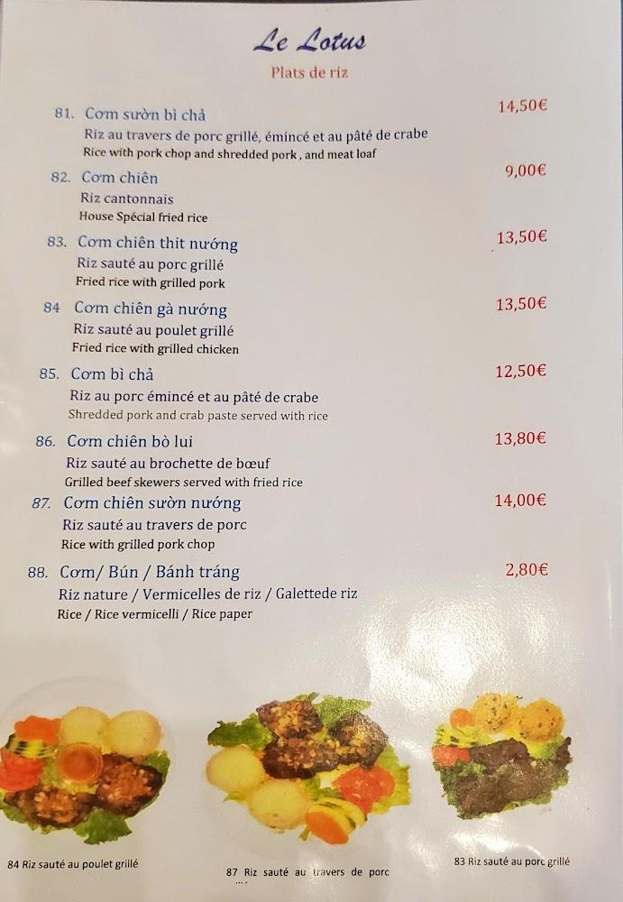 Le Lotus - Menu Image 2